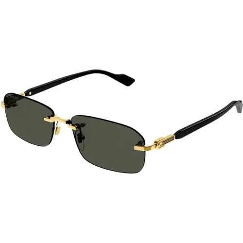 Sunglasses, male, , Size: ONE SIZE Vintage-inspired urban trend sunglasses - Gucci - Modalova