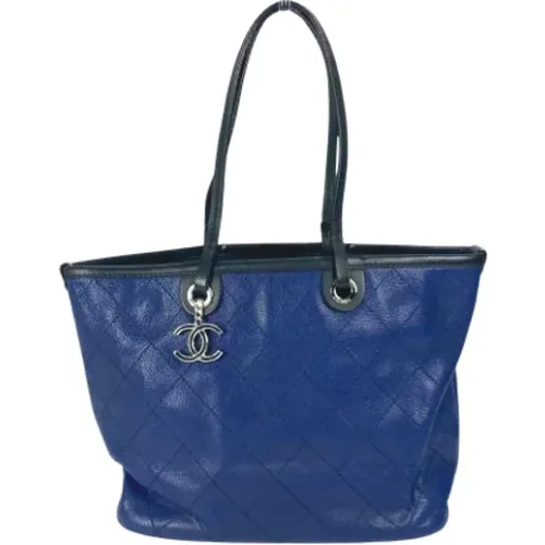 Pre-owned Tote Bags, female, , Size: ONE SIZE Pre-owned Leather chanel-bags - Chanel Vintage - Modalova