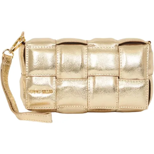 Golden Carissa-S Leather Box Bag , female, Sizes: ONE SIZE - Marc Ellis - Modalova