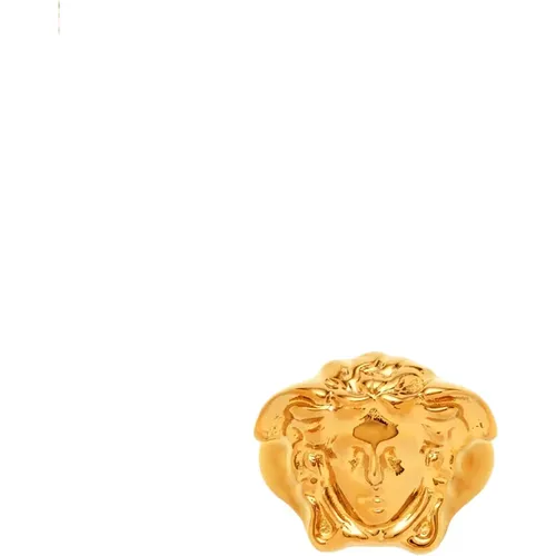 Mens Accessories Ring Gold Aw23 , male, Sizes: 60 MM, 58 MM - Versace - Modalova