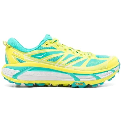 Sneakers, male, , Size: 7 US Lemon Yellow Sneakers Mesh Design - Hoka One One - Modalova