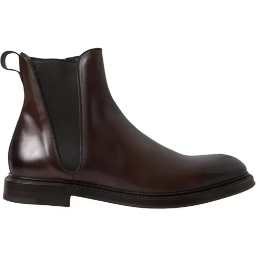 Leather Chelsea Boots , male, Sizes: 6 UK - Dolce & Gabbana - Modalova