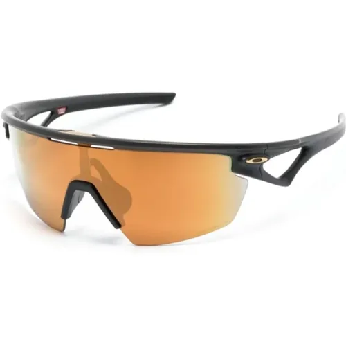Yellow Shield Sunglasses Multicolour Mirrored , male, Sizes: ONE SIZE - Oakley - Modalova