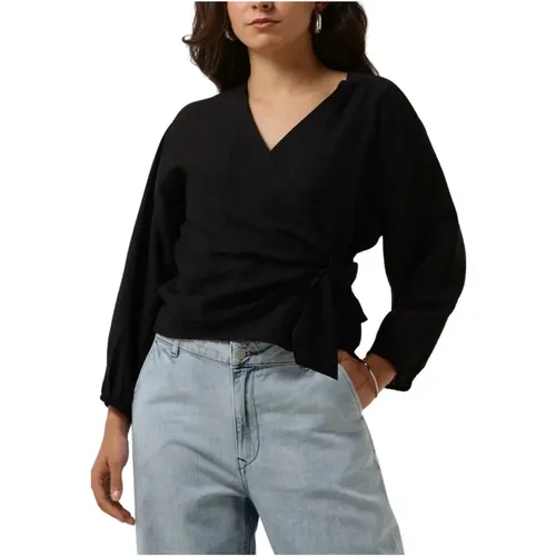 Elegante Wrap-Top für Frauen - moss copenhagen - Modalova