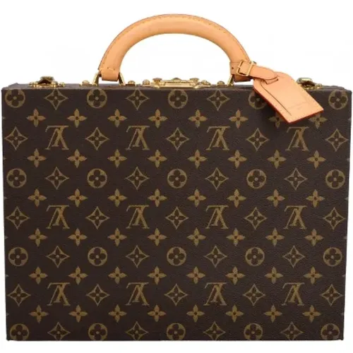 Pre-owned Weekend Bags, female, , Size: ONE SIZE Monogram Canvas Jewelry Box - Louis Vuitton Vintage - Modalova