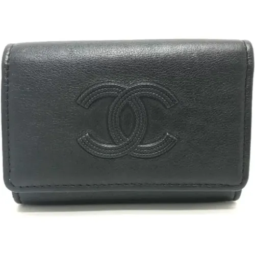 Pre-owned Accessories, female, , Size: ONE SIZE Pre-owned Leather key-holders - Chanel Vintage - Modalova