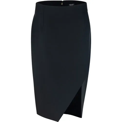 Midi Tailored Skirt Zip Closure , female, Sizes: S, XL, M, L, XS - Liu Jo - Modalova