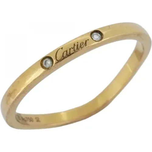 Pre-owned Jewellery, male, , Size: ONE SIZE Pre-owned Rose Gold rings - Cartier Vintage - Modalova