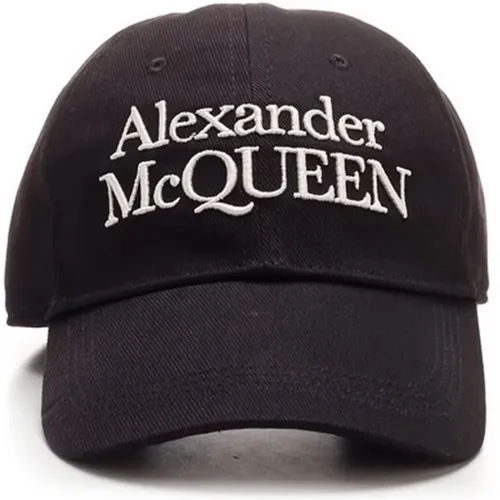 Caps, male, , Size: M Stylish Hat for Fashionable Looks - alexander mcqueen - Modalova