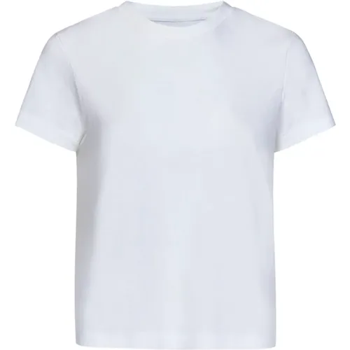 Ribbed Crewneck T-shirt , female, Sizes: L - Khaite - Modalova