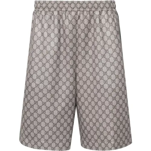 Signature GG Supreme Print Shorts - Gucci - Modalova