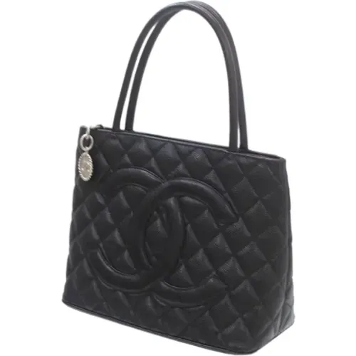 Pre-owned Tote Bags, female, , Size: ONE SIZE Pre-owned Leather totes - Chanel Vintage - Modalova