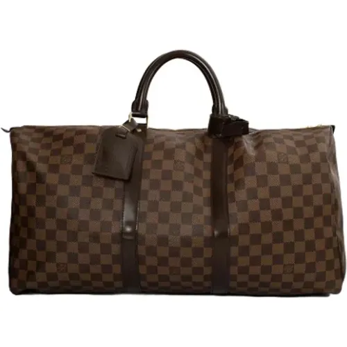 Pre-owned Weekend Bags, female, , Size: ONE SIZE Pre-owned Canvas louis-vuitton-bags - Louis Vuitton Vintage - Modalova