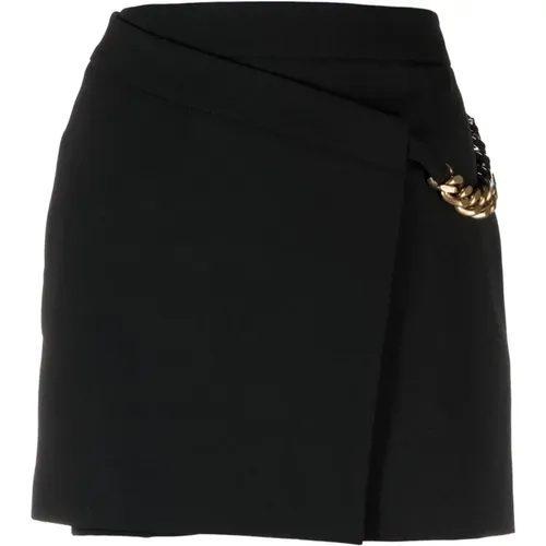 Short Skirts, female, , Size: XS Falabella Chain Wrap Mini Skirt - Stella Mccartney - Modalova