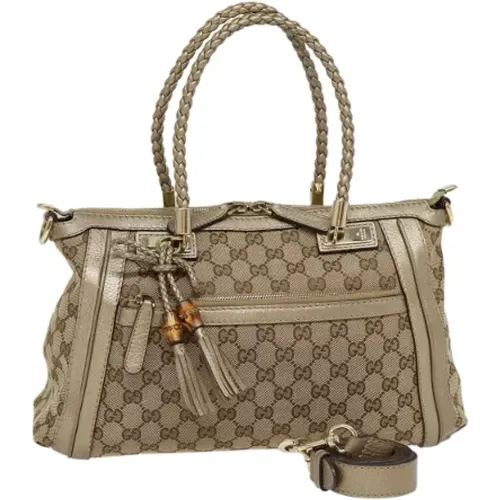 Pre-owned Canvas gucci-bags , female, Sizes: ONE SIZE - Gucci Vintage - Modalova