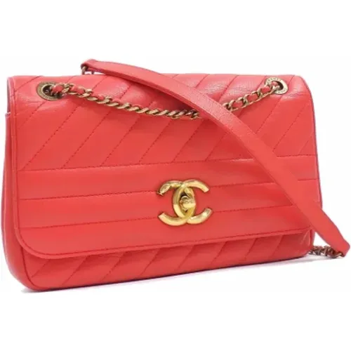 Pre-owned Leather chanel-bags , female, Sizes: ONE SIZE - Chanel Vintage - Modalova