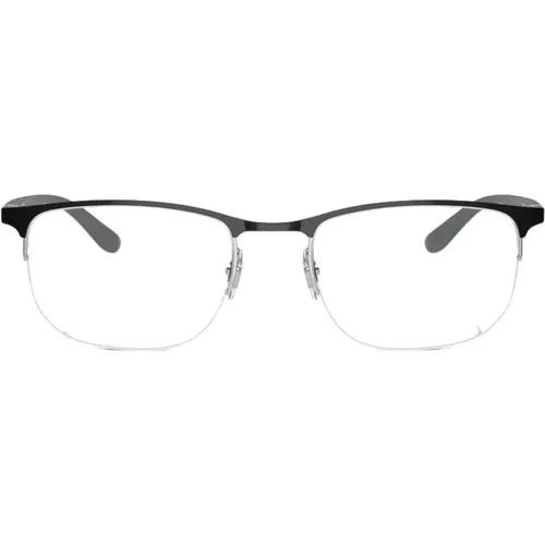 Grey Eyewear Frames , male, Sizes: 55 MM - Ray-Ban - Modalova