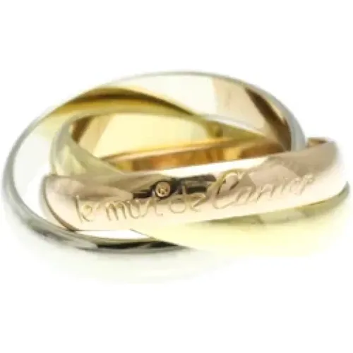 Pre-owned Jewellery, female, , Size: ONE SIZE Pre-owned Rose Gold rings - Cartier Vintage - Modalova