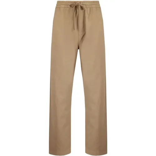 Cotton Twill Drawstring Trousers , male, Sizes: L, M - Carhartt WIP - Modalova