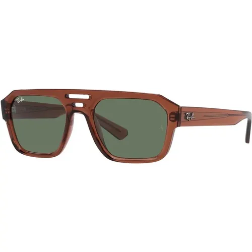 Corrigan Sunglasses in Transparent Acetate , unisex, Sizes: 54 MM - Ray-Ban - Modalova