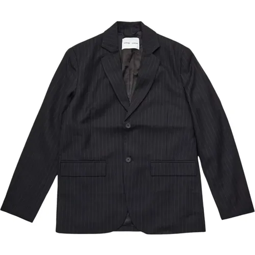 Blazers, male, , Size: S Pinstripe Blazer - Samsøe Samsøe - Modalova