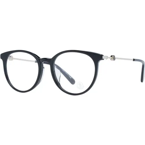 Glasses, unisex, , Size: ONE SIZE Round Optical Frames with Case - Moncler - Modalova