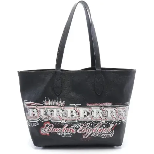 Pre-owned Tote Bags, female, , Size: ONE SIZE Pre-owned Canvas shoulder-bags - Burberry Vintage - Modalova