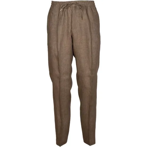 Slim-fit Trousers , male, Sizes: W34, W32, W35, W33, W40, W38, W36 - Briglia - Modalova