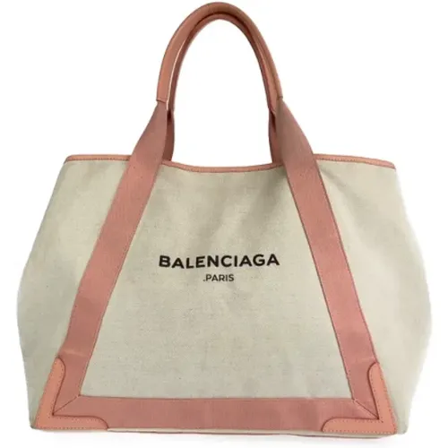 Pre-owned Tote Bags, female, , Size: ONE SIZE Pre-owned Canvas totes - Balenciaga Vintage - Modalova