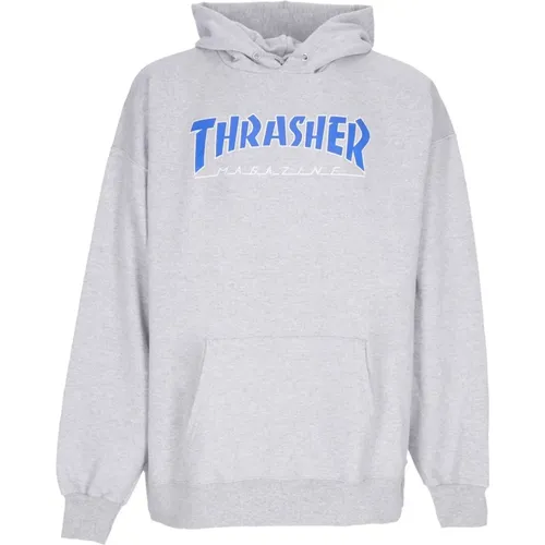 Hoodies, unisex, , Size: M Light Steel Blue Hoodie Sweatshirt - Thrasher - Modalova