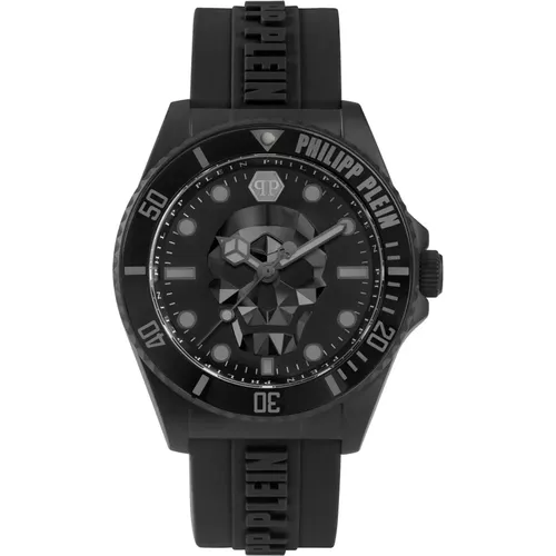 Watches, male, , Size: ONE SIZE The $kull Diver Watch - Philipp Plein - Modalova