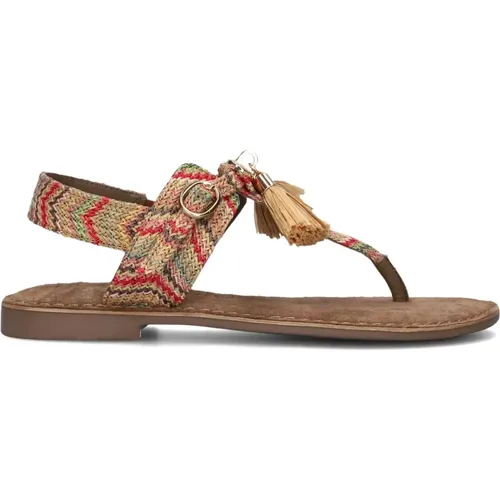 Braune Ledersandalen 75.119 , Damen, Größe: 39 EU - Lazamani - Modalova