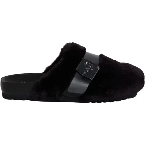 Faux Fur Slippers , Damen, Größe: 37 EU - Scholl - Modalova