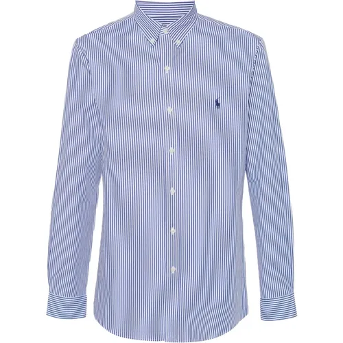 Striped Logo Shirt , male, Sizes: M, L - Ralph Lauren - Modalova