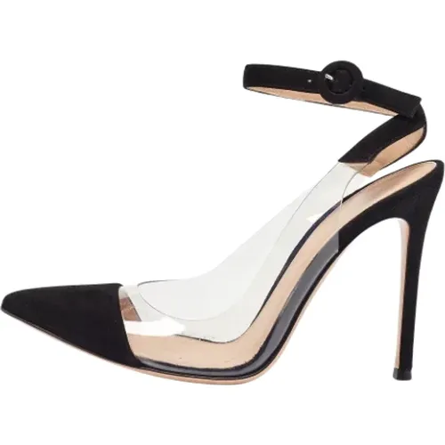 Pre-owned Pumps, female, , Size: 8 US Pre-owned Suede heels - Gianvito Rossi Pre-owned - Modalova