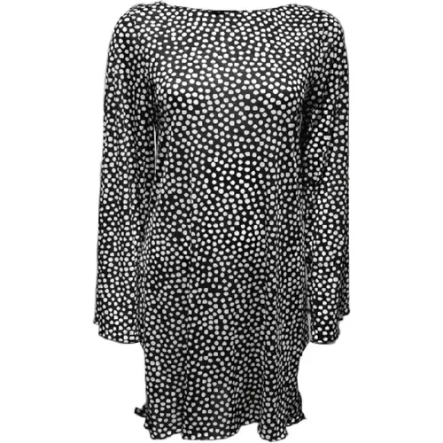 Short Dresses, female, , Size: S Short Long Sleeve Dress - Polka Dot - Fisico - Modalova