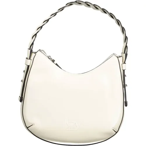 Weiße PVC-Handtasche mit verstellbarem Schultergriff , Damen, Größe: ONE Size - Byblos - Modalova