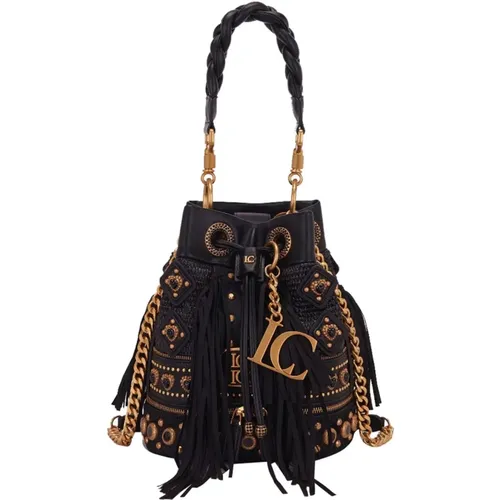 Fringed Bucket Bag , female, Sizes: ONE SIZE - La Carrie - Modalova