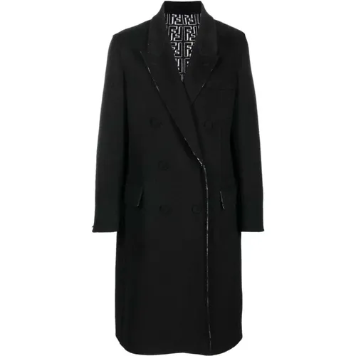 Double-Breasted Sleeve Coat , male, Sizes: M, L - Fendi - Modalova