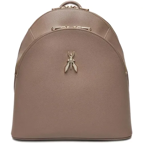 Backpacks, female, , Size: ONE SIZE Fly Leather Backpack - PATRIZIA PEPE - Modalova