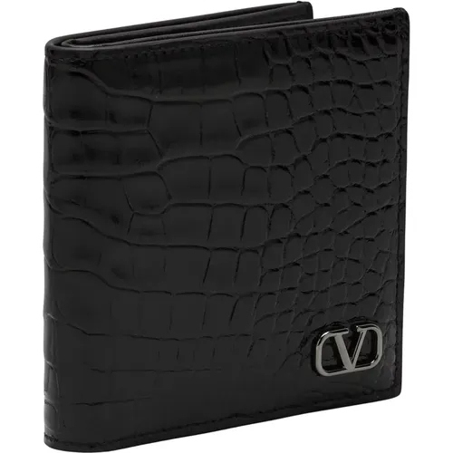 Wallets & Cardholders, male, , Size: ONE SIZE Horizontal Wallet - Valentino Garavani - Modalova