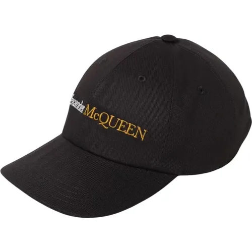 Caps, male, , Size: M Embroidered Logo Baseball Cap - alexander mcqueen - Modalova