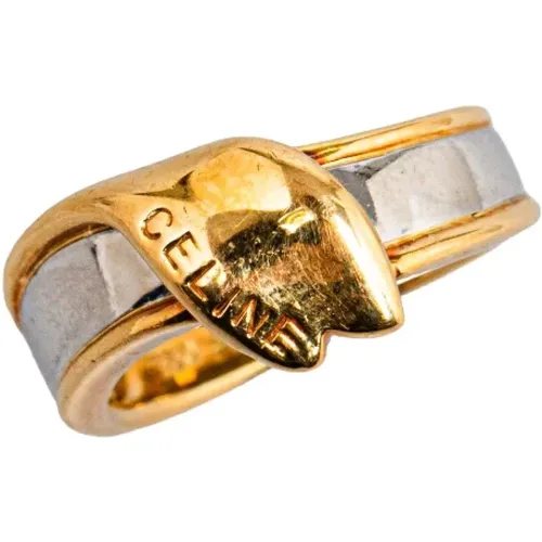 Pre-owned Jewellery, female, , Size: ONE SIZE Pre-owned Metal rings - Celine Vintage - Modalova