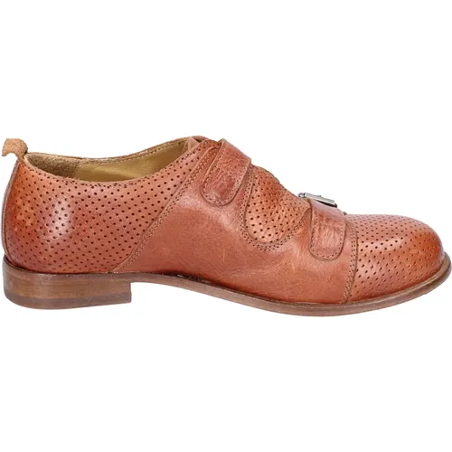 Vintage Leather Elegant Shoes for Women , female, Sizes: 4 UK - Moma - Modalova