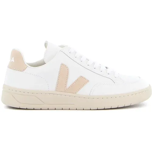 V-12 Leather Sable Sneakers , female, Sizes: 8 UK, 2 UK, 4 UK, 6 UK, 5 UK, 7 UK, 3 UK - Veja - Modalova