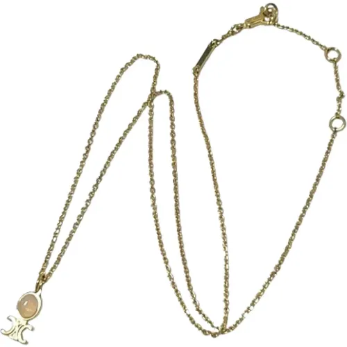 Pre-owned Jewellery, female, , Size: ONE SIZE Pre-owned Metal necklaces - Celine Vintage - Modalova