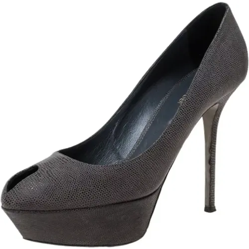 Pre-owned Pumps, female, , Size: 9 1/2 US Pre-owned Suede heels - Sergio Rossi Pre-owned - Modalova