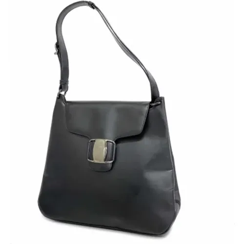 Pre-owned Leather shoulder-bags , female, Sizes: ONE SIZE - Salvatore Ferragamo Pre-owned - Modalova