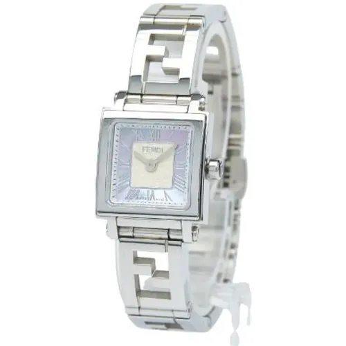 Pre-owned Watches, female, , Size: ONE SIZE Pre-owned Stainless Steel Watch - Fendi Vintage - Modalova