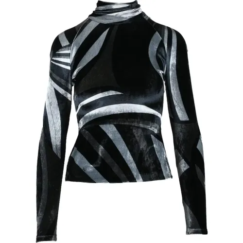 Long Sleeve Tops, female, , Size: M Top - EMILIO PUCCI - Modalova